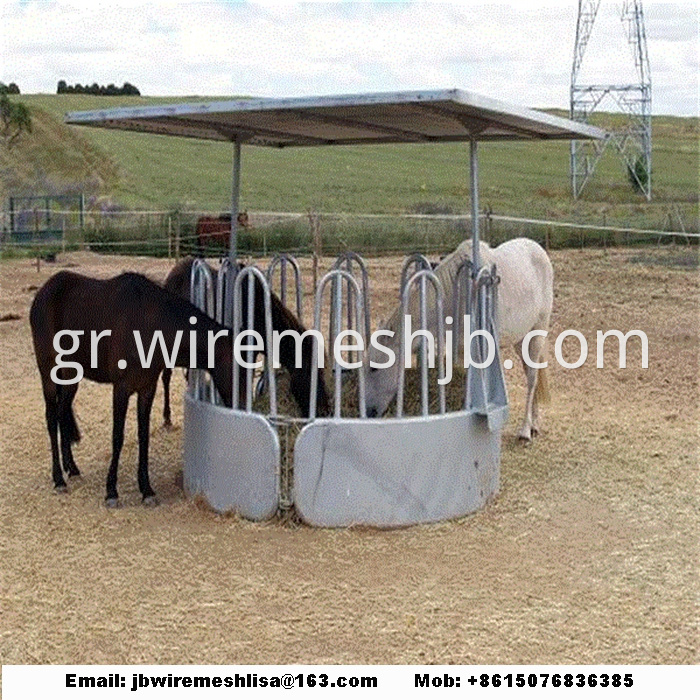 Hot Dipped Galvanized Cattle Hay Bale Feeder